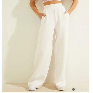 LIGHT BLUE Guess Wide Leg Scuba Pant